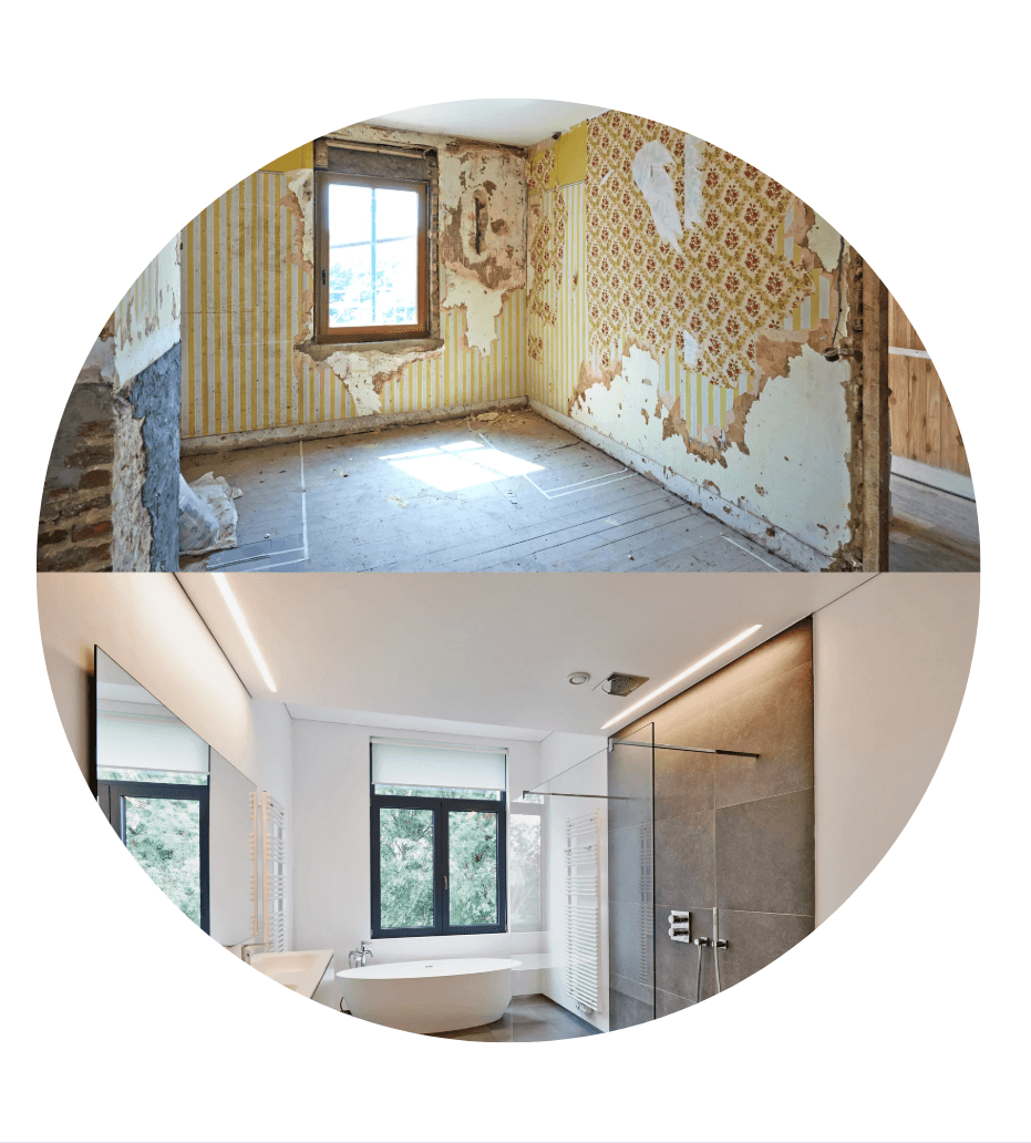 Murer i Fredericia 2 Før og efter af np murer