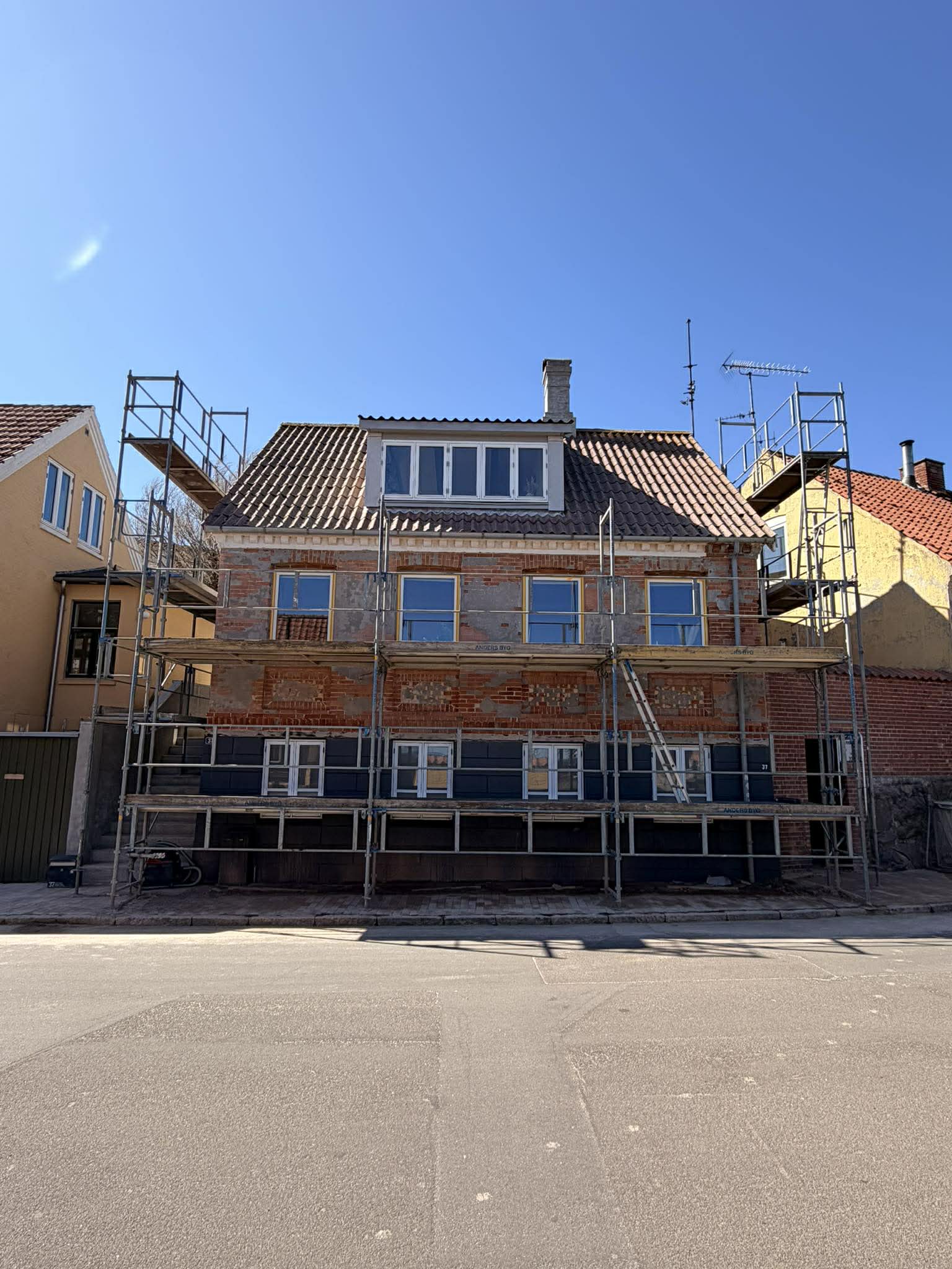 Murer i fredericia Ydelse før